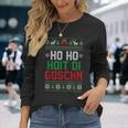 Ho Ho Hoit Di Goschn Ugly Xmas Ugly Christmas Langarmshirts Geschenke für Sie