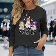 Hocus Poke Us Phlebotomist Medical Lab-Tech Spooky Halloween Long Sleeve T-Shirt Gifts for Her
