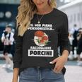 Idea Regalo Di Pensionamento Per Un Amante Dei Porcini Maglietta a maniche lunghe Regalos para ella