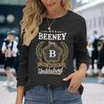 It's A Beeney Thing You Wouldn't Understand Personalized Last Name Beeney Family Crest Coat Of Arm Long Sleeve T-Shirt Gifts for Her