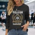 It's An Ohayon Thing You Wouldn't Understand Personalized Last Name Ohayon Family Crest Coat Of Arm Long Sleeve T-Shirt Gifts for Her