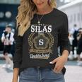 It's A Silas Thing You Wouldn't Understand Personalized Last Name Silas Family Crest Coat Of Arm Long Sleeve T-Shirt Gifts for Her
