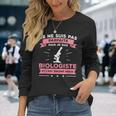 Je Ne Suis Pas Parfaite Mais Je Suis Biologiste T-shirt à manches longues Cadeaux pour elle