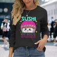 Kawaii Felice Sushi Cibo Giapponese Carino Anime Retrò Estetica Maglietta a maniche lunghe Regalos para ella