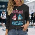 Keiner Mag Klugscheißer Bird Animal Cartoon Joke Langarmshirts Geschenke für Sie