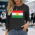 Kurdistan With Kurden Flag Langarmshirts Geschenke für Sie