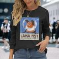 Laika Camicia Per Cani First Dog In Space Laika 1957 Maglietta a maniche lunghe Regalos para ella
