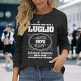 Leggende Son Nate Nel Luglio 1975 49 Compleanno Anni Maglietta a maniche lunghe Regalos para ella