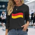 Leuchtendes Herz Deutsche Flagge Colours Germany Fan Langarmshirts Geschenke für Sie