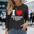 I Love Polignano A Mare Puglia Italia Maglietta a maniche lunghe Regalos para ella