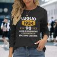 Luglio 1934 Anni 90 Compleanno Uomo Donna 1934 Maglietta a maniche lunghe Regalos para ella