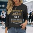 Luglio 1954Intage Maglia 70 Compleanno Anni Uomo Donna Maglietta a maniche lunghe Regalos para ella