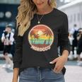 Maroc Beach Cool Retro Surf Souvenir Cadeau T-shirt à manches longues Cadeaux pour elle