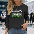 Master Of Science Uni Graduation Master Langarmshirts Geschenke für Sie