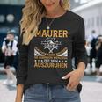 Maurer Masonermeister Bricklayer's Langarmshirts Geschenke für Sie