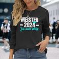 Meister 2024 Ich Habe Fertig Meisterprüfung Langarmshirts Geschenke für Sie