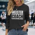 Meister Coach Geschenk For Football Trainer Langarmshirts Geschenke für Sie