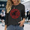 Motif Dragon Japonais T-shirt à manches longues Cadeaux pour elle