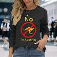 No Kangaroo In Austria No Kangaroo In Austria Langarmshirts Geschenke für Sie