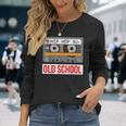 Old School Hip Hop Cassette Rap Music Lovers Langarmshirts Geschenke für Sie