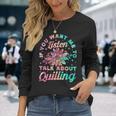 Ornamento Creativo Strisce Arte Della Carta Quilling Maglietta a maniche lunghe Regalos para ella