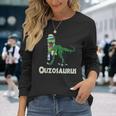 Ouzosaurus Tyrannosaurus Ouzo Dinosaur Ouzotrinker Rex Langarmshirts Geschenke für Sie