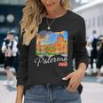 Palermo Sicilia Sicilia Italiana Palermo Camiseta de manga larga Regalos para ella