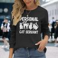 Personal Cat Servant Maglietta a maniche lunghe Regalos para ella