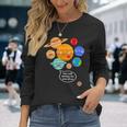 Pluto Planet Cartoon Planets Never Forget Pluto S Langarmshirts Geschenke für Sie