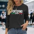 Portofino Italy Italian Souvenir Italia Langarmshirts Geschenke für Sie