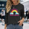 Regenbogen Retro World's Netteste Energie Auditor Langarmshirts Geschenke für Sie