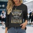 Rentner Eine Legende Geht In Rente 2024 Retirement Langarmshirts Geschenke für Sie