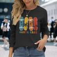 Retro Vintage Skateboard Graphic Santa Cruz Long Sleeve T-Shirt Gifts for Her