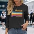 Retrointage 70S Praga Repubblica Ceca Maglietta a maniche lunghe Regalos para ella