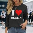 Rotes Herz Ich Liebe Berlin Langarmshirts Geschenke für Sie