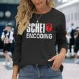 Schei Encoding Christmas Itler Nerd Langarmshirts Geschenke für Sie