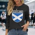 Scotland Flag Scottish Flag Football Fan Langarmshirts Geschenke für Sie