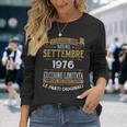 Settembre 1976Intage Maglia 48 Compleanno Anni Uomo Maglietta a maniche lunghe Regalos para ella