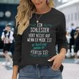 Silesia Schlesier Germany Poland Slogan Langarmshirts Geschenke für Sie