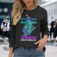 Ski Jumping Winter Sport For Skiing Fans Langarmshirts Geschenke für Sie