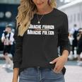 Slogan Manche Führen Manche Folgen Langarmshirts Geschenke für Sie