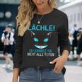 Smile Du Kannst Sie Nicht Alle Köten Cheshire Cat Langarmshirts Geschenke für Sie