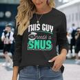 Snus Nicotina Senza Fumo Tabacco Antinebbia Maglietta a maniche lunghe Regalos para ella