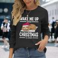 Sonno Invernale Divertente Bradipo Anti X-Mas Odio Il Natale Maglietta a maniche lunghe Regalos para ella
