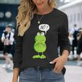 Statement Frog Nö Fun Langarmshirts Geschenke für Sie