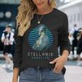 Stellaris Dolph Sci-Fi Strategy Game Dolphin Langarmshirts Geschenke für Sie