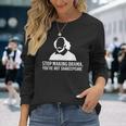 Teatro Escenario Actor Función Obra Musical Camiseta de manga larga Regalos para ella