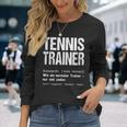 Tennis Trainer Tennis Trainer Langarmshirts Geschenke für Sie