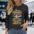 Trompettiste Musicien Meilleurs Jouent De La Trompette T-shirt à manches longues Cadeaux pour elle