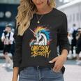 Unicorn Security Motto Unicorno Di Sicurezza Maglietta a maniche lunghe Regalos para ella